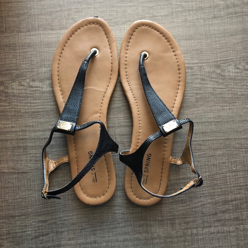 Black sandals